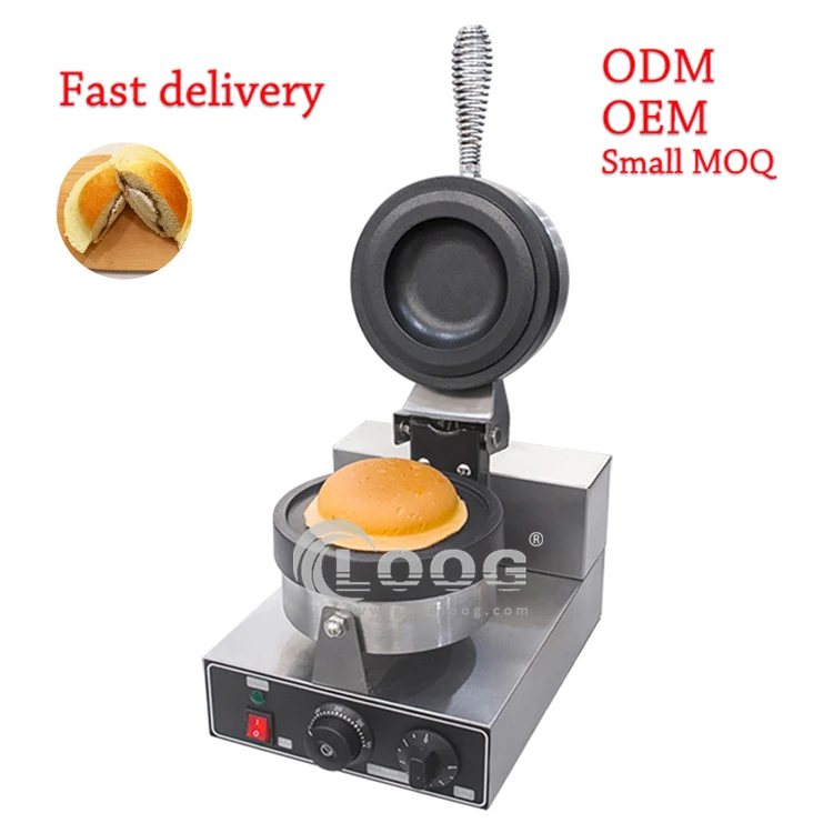 Hot Sale UFO Burger Machine Snack Machine Commercial Italian Brioche Bread Krapfen Warmer Ice Cream Gelato Panini Press