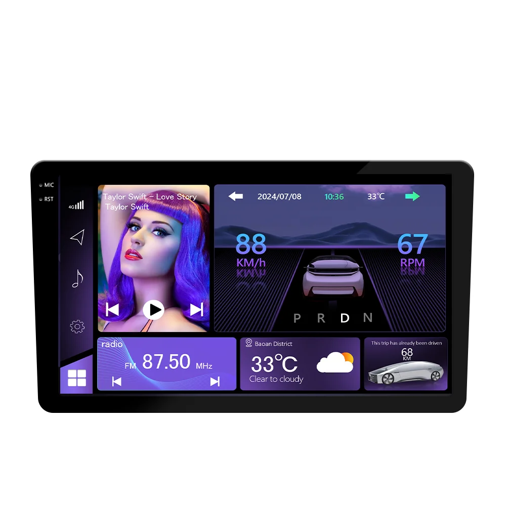 MeiHua 7862s Car auto Android radio Player 8core Android 13 Carplay 2.0GHZ  IPS QLED  DSP  2din universal GPS WIFI stereo