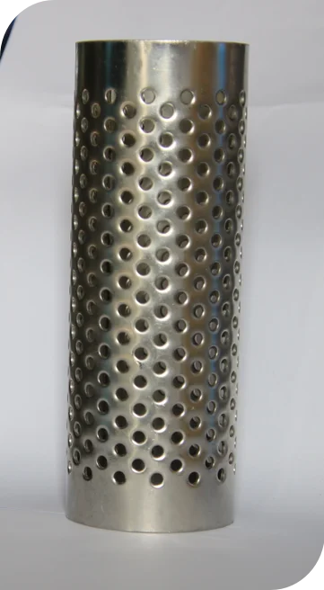 High Strength Perforated Stainless Steel Tube Wire Mesh Bonded Filter