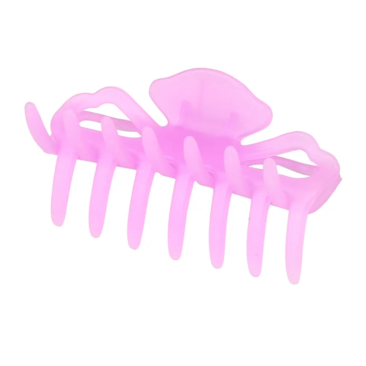 8,5 см розовые большие классические пластиковые заколки для волос