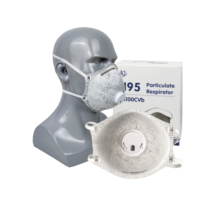 Activated Carbon Filter N95mask Anti Dust Chemical Protective NIOSH Approved Cone Shape Respiratory Protective N95 Respirator