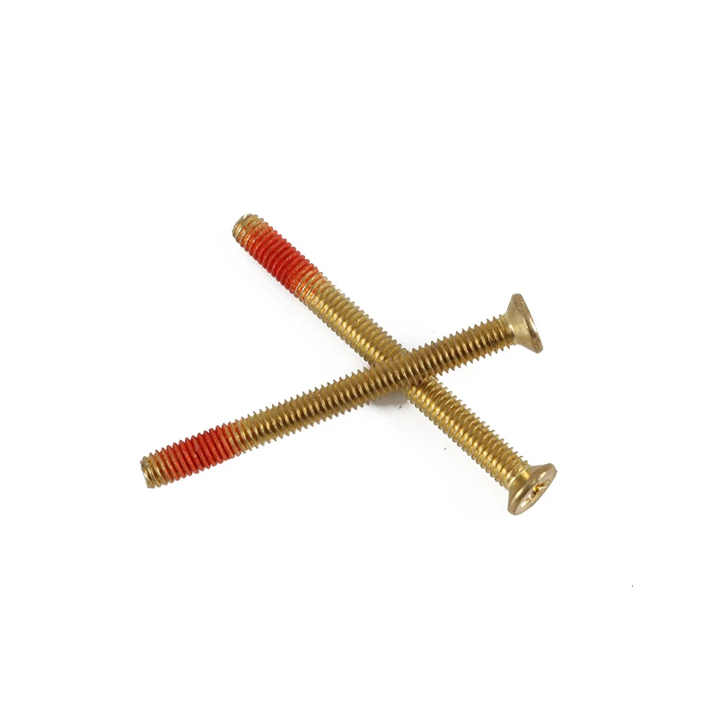 Heavy stainless steel 304 latest nylon screws with red patch screws.