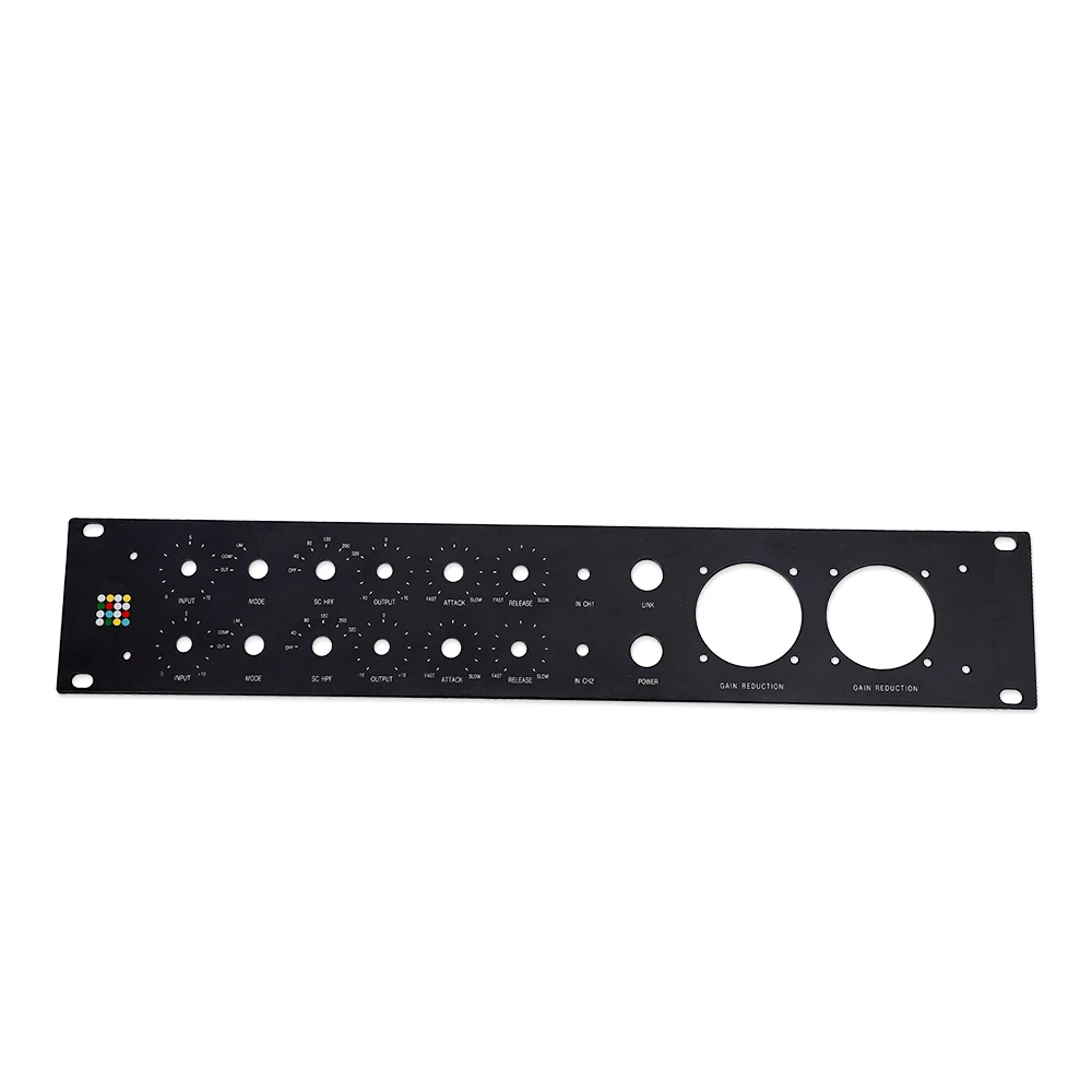 Front Panel Amplifier Precision Custom Sheet Metal Screen Laser Cutting Bending Service Aluminum Box Brushed Panel Silk 1pcs