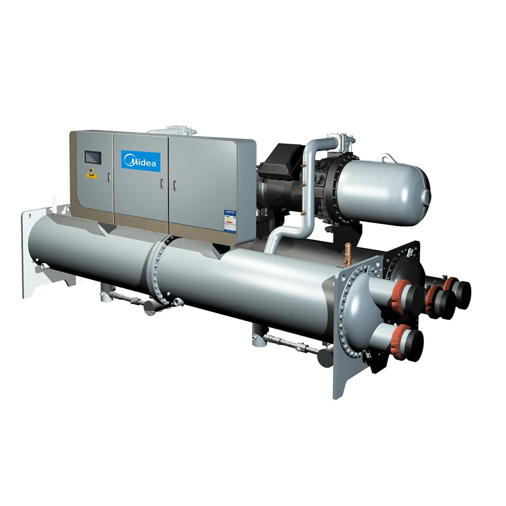 R134a flooded type screw chiller (water cooled)