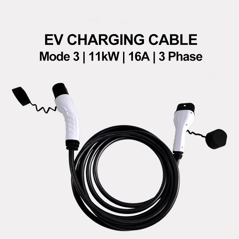 Домашний 16a Ev зарядное устройство 3 фазы зарядный кабель для передачи данных с 5 метров 2 штепсельной