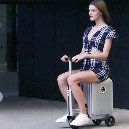 Airwheel SE3S chenk in скутер ездить на роботизированном usb зарядке Дорожный чемодан посадка разрешен багаж