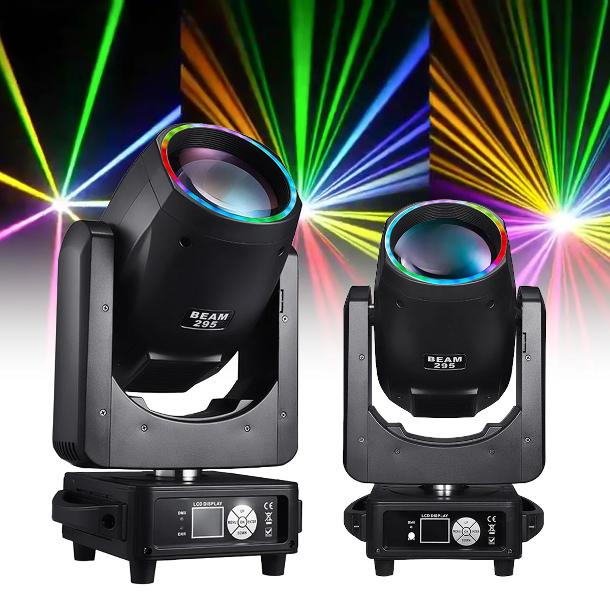FY 295W Beam Moving Head Light with LED Ring Dance Floor Type DJ Lights Sharpy Light Moving Head