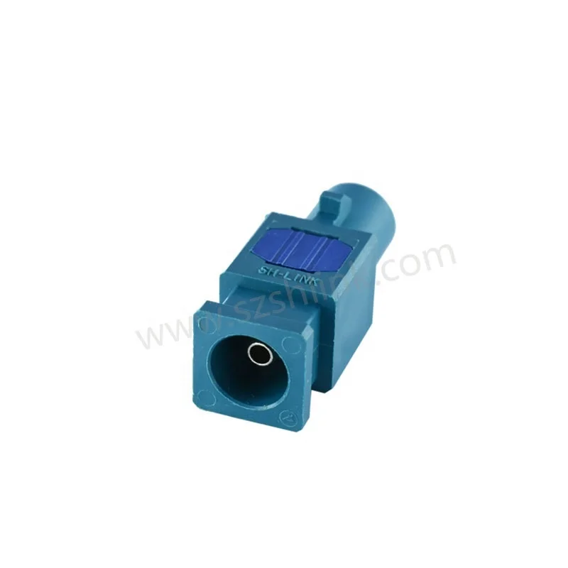 Factory Price fakra Z type waterblue long male connector for Automotive