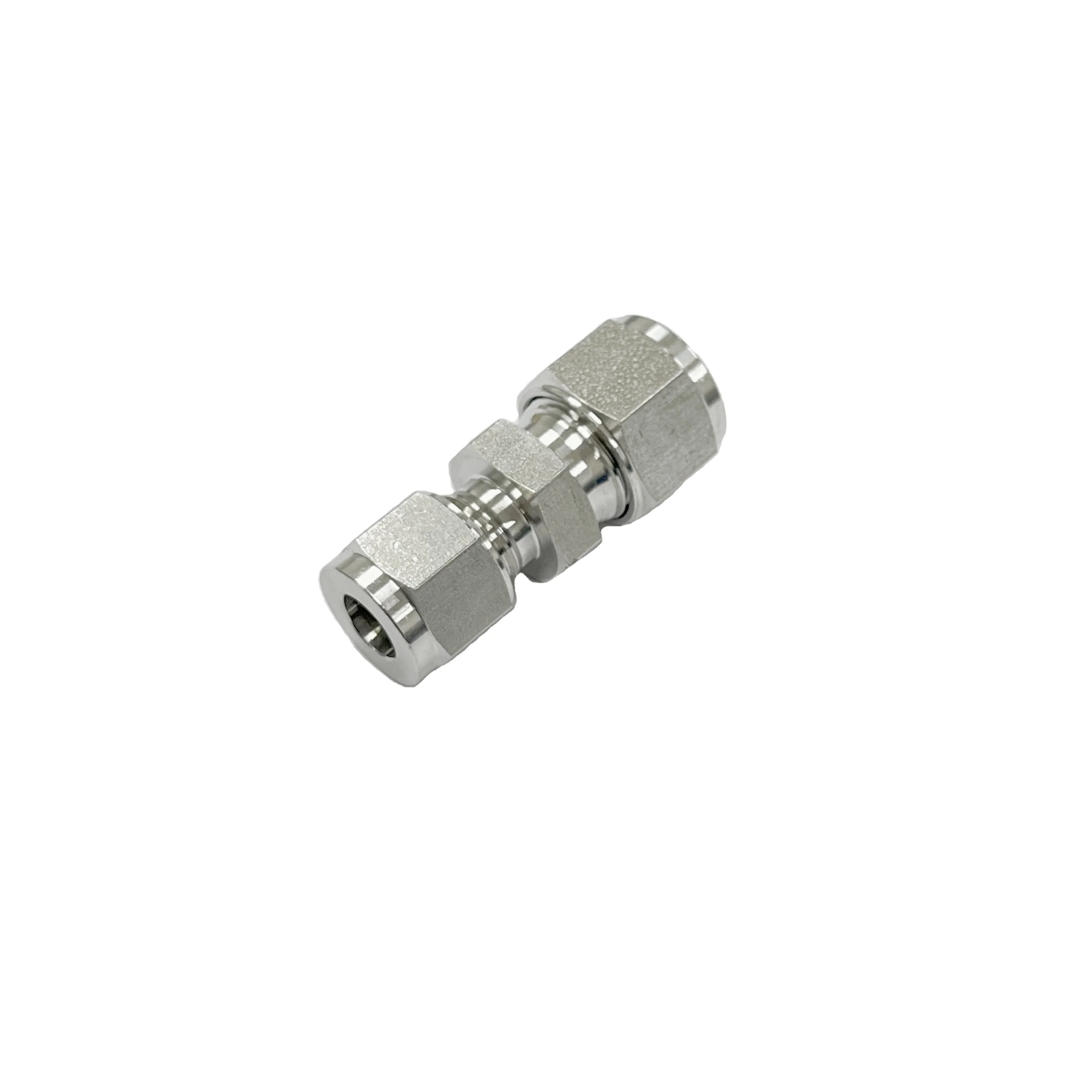 WAKAMASTU High-Pressure Compression Union Adapter Stainless Steel 304/316 Hex Nipple Reducer Instrument Tube Fitting