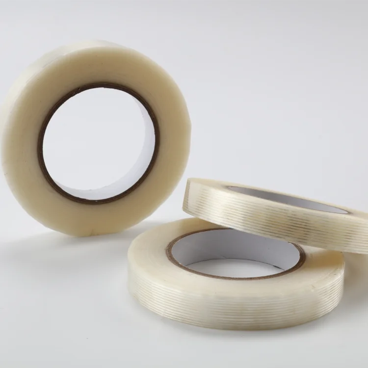 
Clear Filament Tape Transparent Filament Tape Fiber Reinforced Packing Tape 