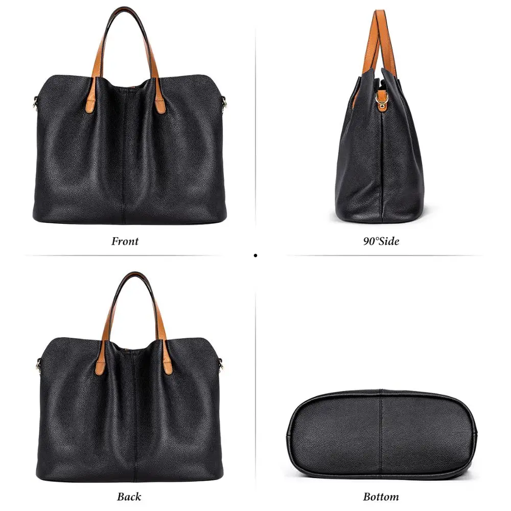 
OEM/ODM Brand Design 2020 UK Charming Style 100% Genuine Leather Tote bag Shopping Handbags for women 