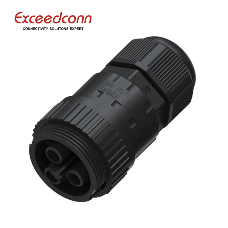 Outdoor Electric Pull Push Straight Quick Cable Waterproof Connectors