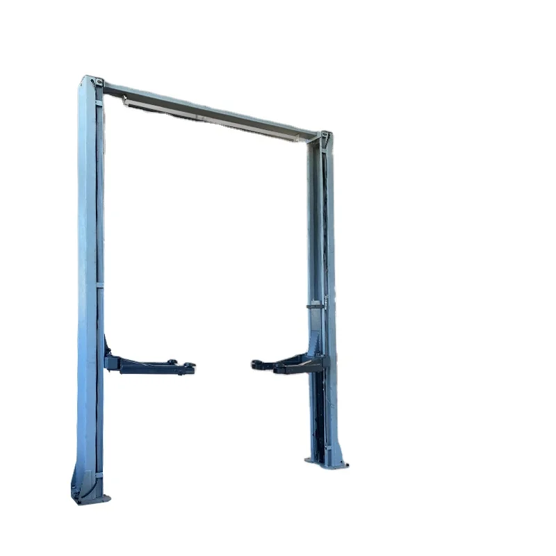 Car Lift LIBA 4000kgs 1.9m Hydraulic Vehicle Two Post Bridge Gantry Car Lift by Electric Control Unlocking or Manual  Release