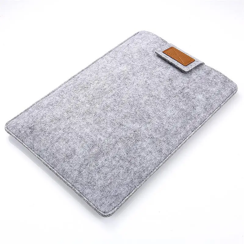 
Customized Logo Felt Computer Bag Cover Case Sleeve 14 15 Inch Felt Laptop Sleeve 