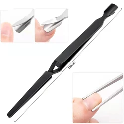 Nail Art Sculpting Clip Shaping Clip X-shaped Stainless Steel Tweezers Clip Extending Crystal Nail Sculpting Tweezers Nail tool