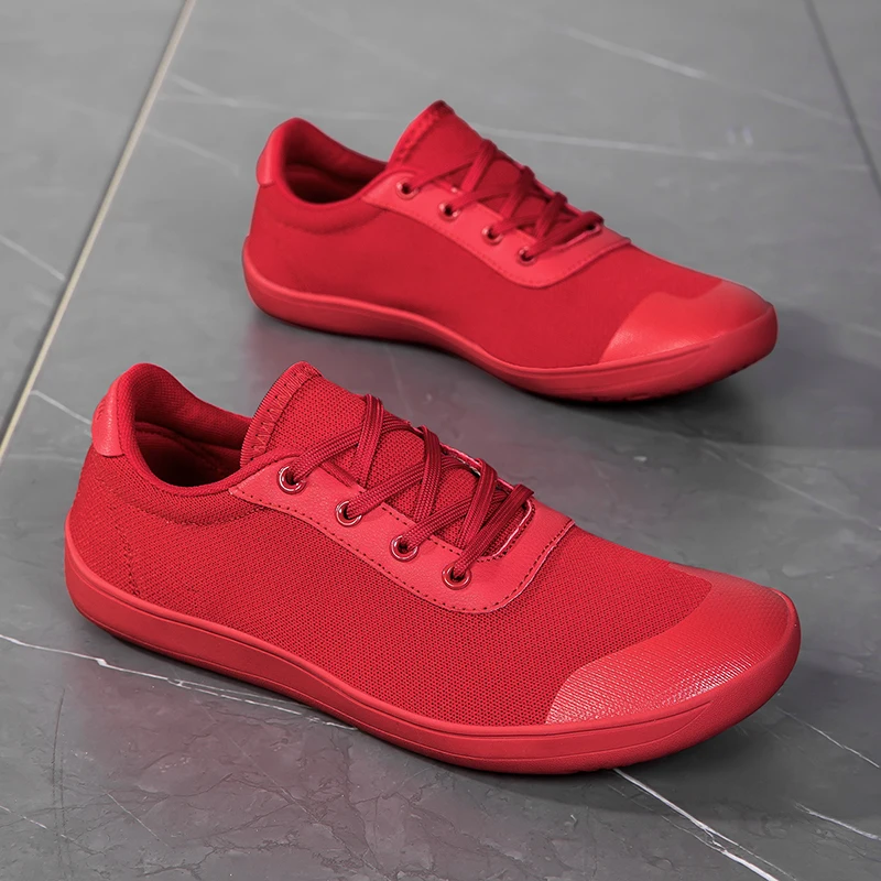 Wide Barefoot Shoes for Unisex Outdoor Running Zero Drop Casual Sneaker Minimalist Shoes