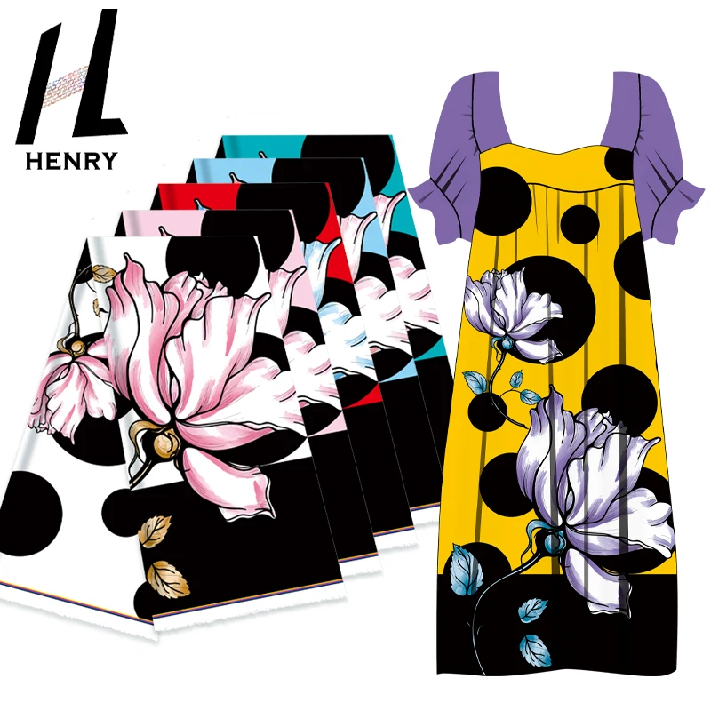 Polynesian Fabric Sarong Dresses Use Custom Pattern Digital Printing 100% Polyester Fabric