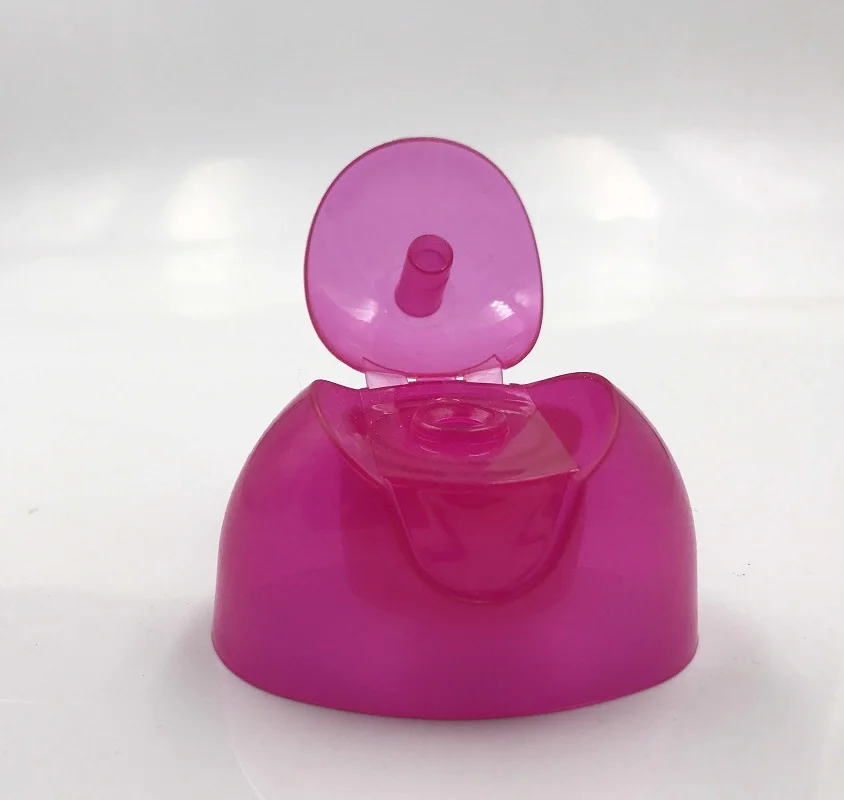 hight quality cosmetic packaging lotion lids plastic PP flip top cap for shampoo bottle