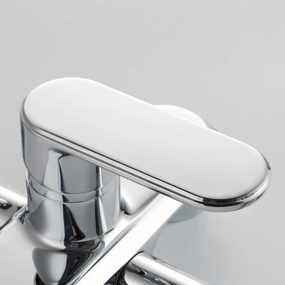 TB-5004 Tengbo round top head rainfall shower set