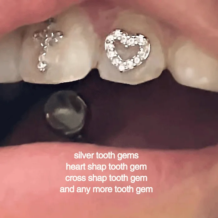Most Popular Dental teeth crystal ornament tooth gems tooth and silver tooth gem than another  gems beautiful