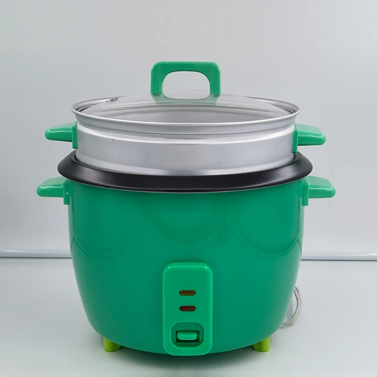 Manufacturer hot sales Non-stick pot Drum shape Electric Rice Cooker with Glass Lid
