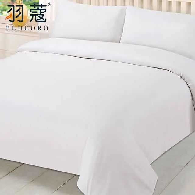 Luxury Hotel Quilts Bedding Twin Queen King Size Bed Linen 100 Cotton Hotel Fitted Bed Sheet