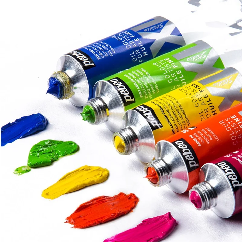 Заводская поставка 80 мл алюминиевая трубка Художественная масляная краска набор