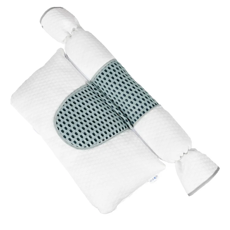 Treatment of cervical spondylosis with special hot compress massage traction candy massage neck pillow