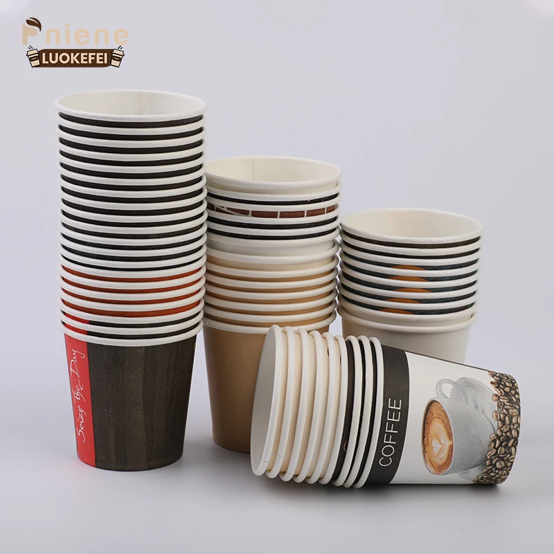 China Factory wholesale eco coffee tea paper cups espresso paper cup 4oz