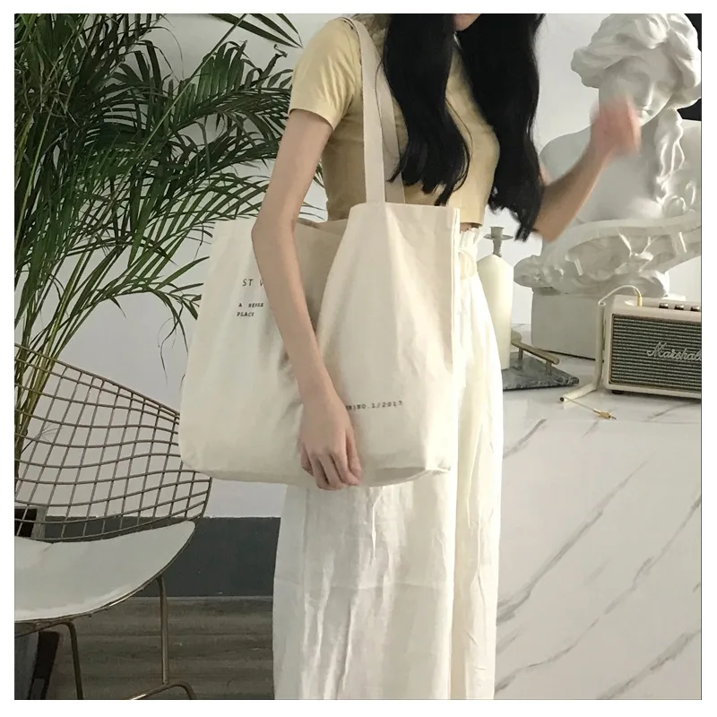 Canvas jumbo tote bags cotton large cotton canvas tote bag for shopping