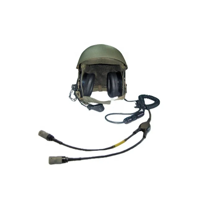 Noise Canceling Headphone Adjustable Helmet Headset With Flexible Microphone For Two Way Radios