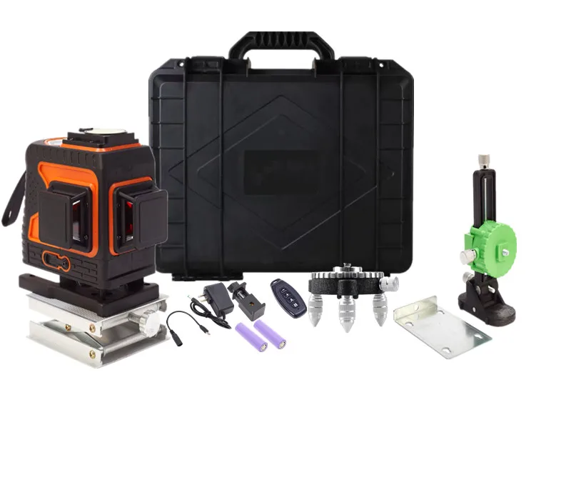 3D Laser Nivel  Machine  12 Self-Leveling 360 Green  Rotary Laser Levels