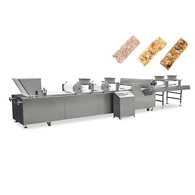 Industrial Demand Snack Fruit Bar Nougat Making Machine Puffed Rice Cake Energy Bar Granola Moulding Machine