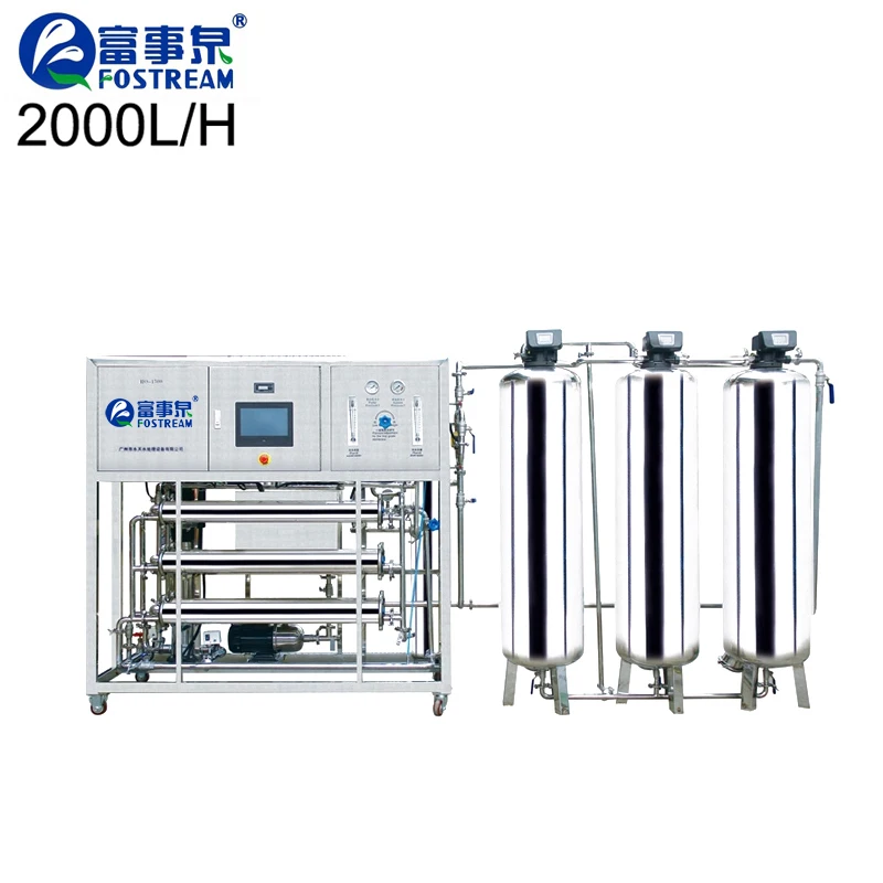 Fostream 2000 LPH Deionized Water Machine / RO Water Filtration Unit / Military Water Purifier