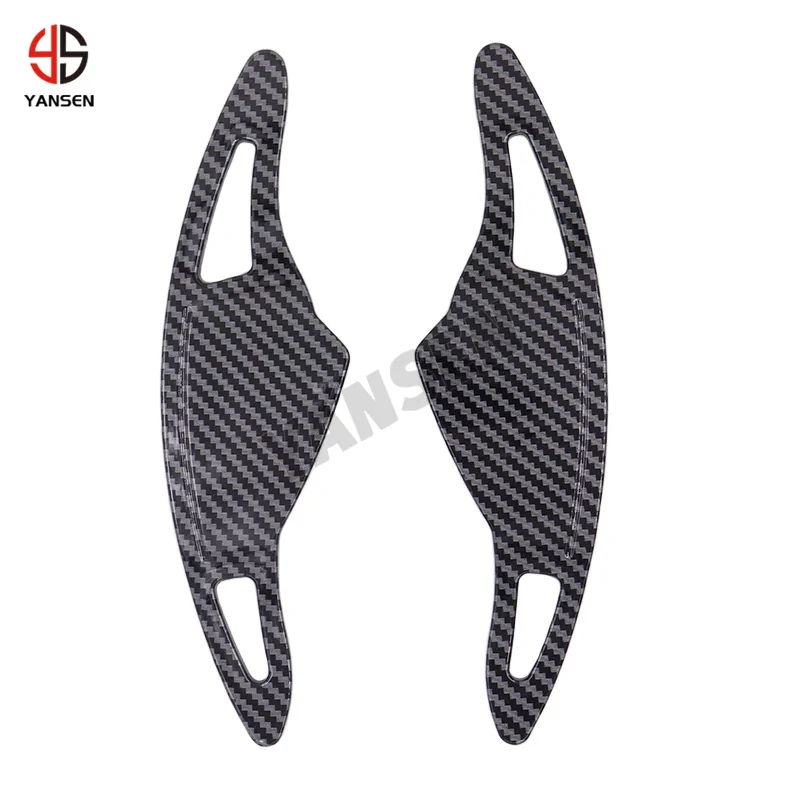 Car Steering Wheel Shift Paddle Extend Shifters Sticker For Skoda 2020 Octavia A8 MK4 ENYAQ IV RS VRS 2021 Karoq Kodiaq