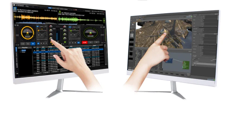 Сенсорный экран «все в одном» ПК 21,5 дюйма J1900 четырехъядерные встроенные компьютеры Android с камерой 2,0 м