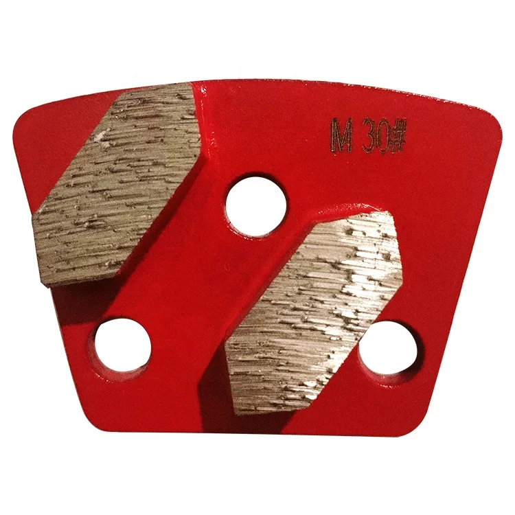CY Wholesale Customized Trapezoid Diamond Grinding Shoes Plate Disc Block For Concrete Floor