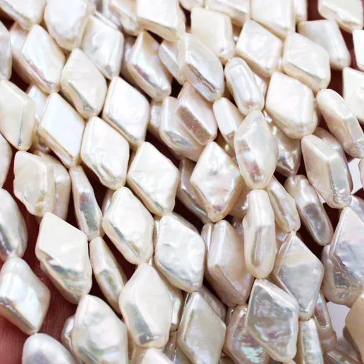 
Intersting Irregular Pearls Without Holes Love Star Square Shape Fresh Water Pearl Natural High Quality Loose Pearls 