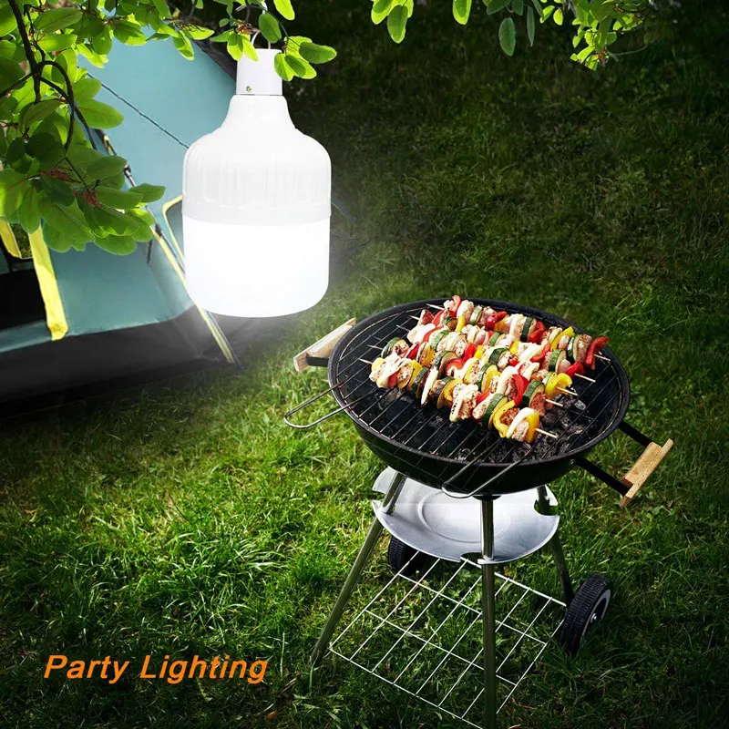 Camping Hike USB Charging LED Bulb 15W Rechargeable Emergency LED Bulb For Outdoor Night Light