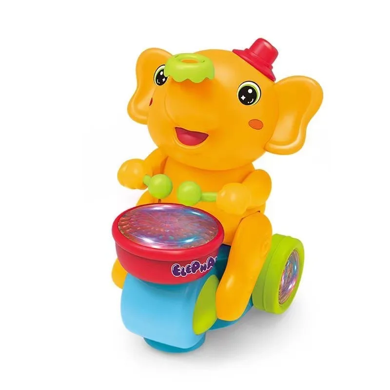 Elephant Toy Educational Electric Sound and light toys Walking Musical Electronic Elephant  for baby educational toys