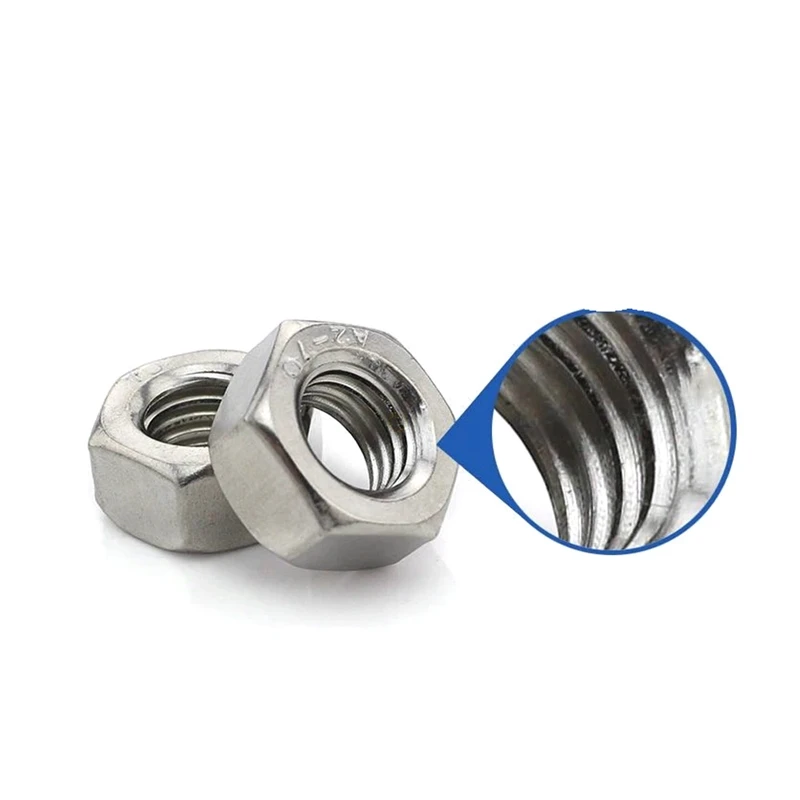 ASME B18.2.2 DIN934 GB6170 SS304 316 1 '3/4' 4 'ASTM A194 F594 шестигранные гайки