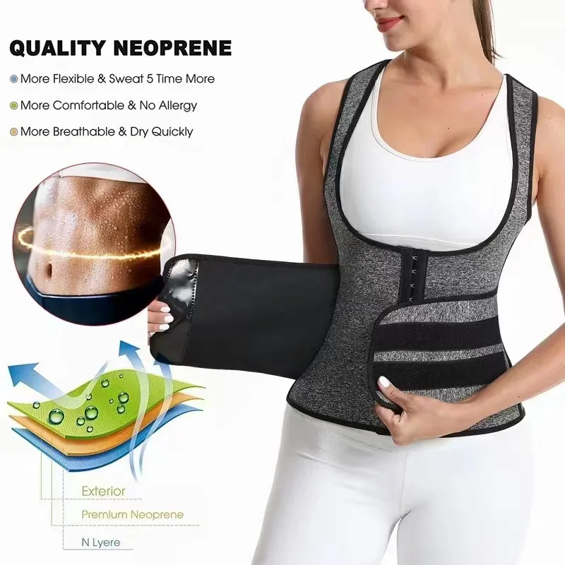 In Stock Women Underbust Waist Cincher Corset Sport Girdle Body Shaper Waist Trainer Belt