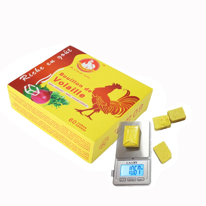 Healthy Cooking Wholesale African 4g/10g Chicken Bouillon Cubes With Logo