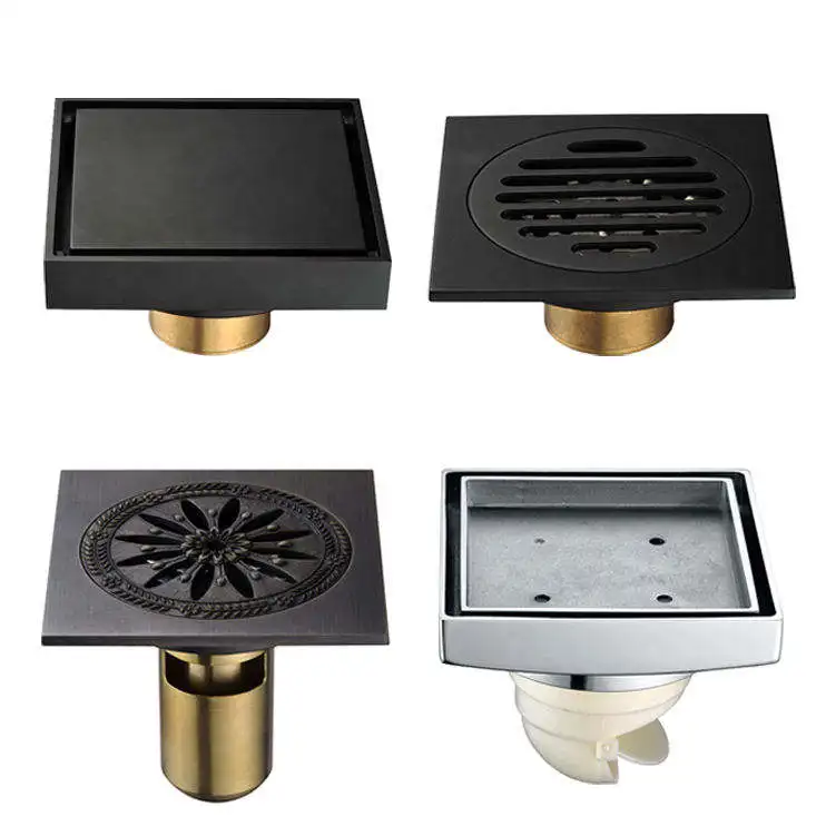 Hot Sale Insert Anti-smell Water Bathroom Side Drainage Floor Drain Filter For Toilet Shower