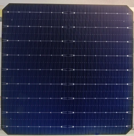 166mm*166mm chinese high efficiency monocrystalline 9bb    bifacial  solar cell   for solar power system and photovoltaic panel