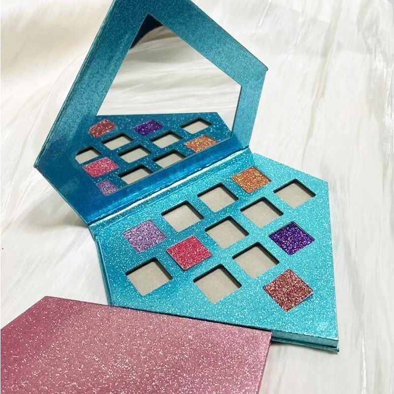 Custom  Makeup Cardboard Eye shadow Palette Pick Your Own Colors Wholesale Eye shadow Private Label
