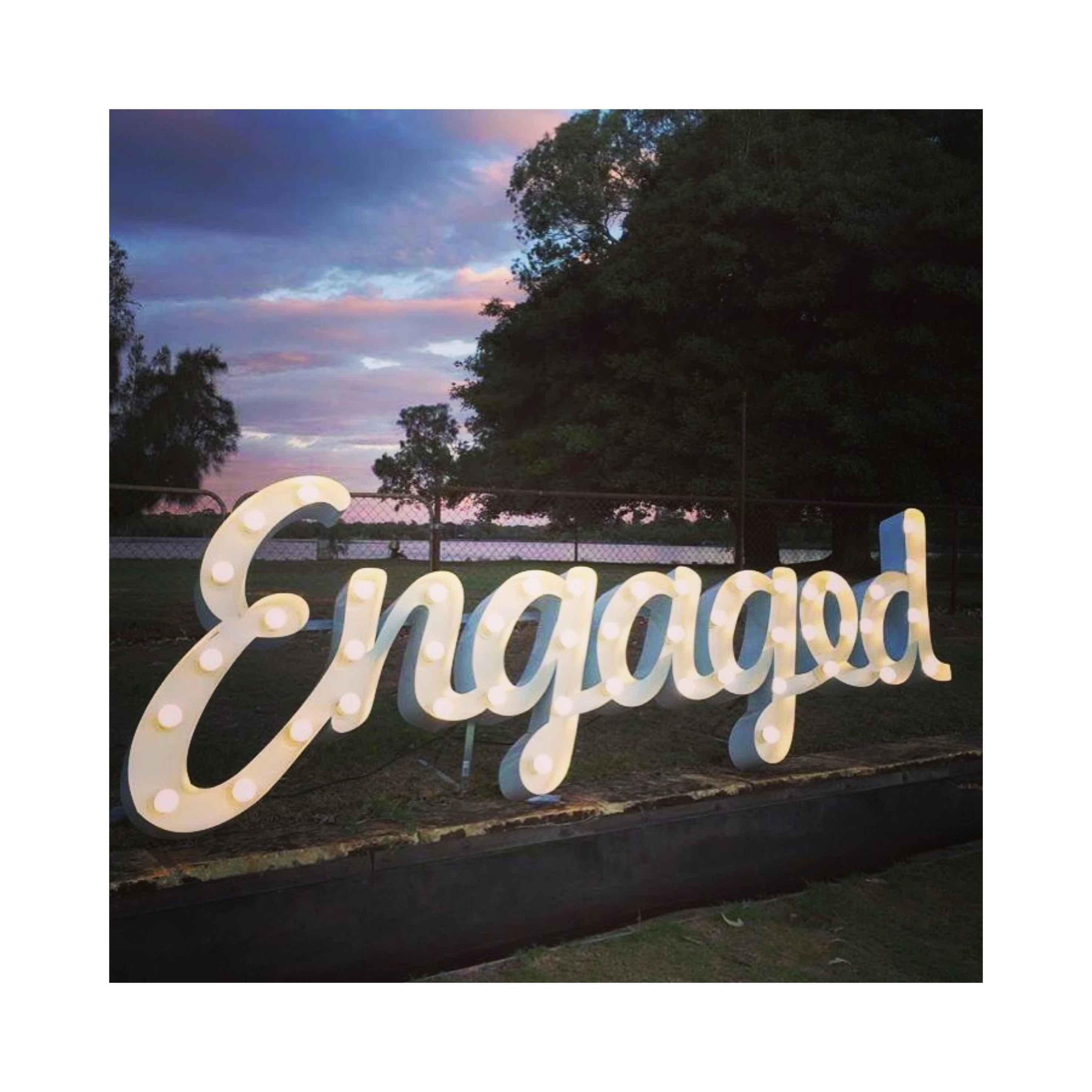 Large Lighted Up Love Bulb Letters Signs marquee tent wedding channel letter giant