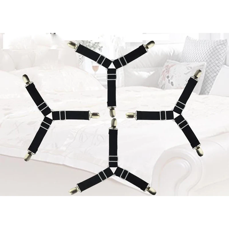 Регулируемые треугольные эластичные зажимы для простыни Нового дизайна