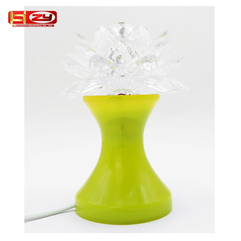 Buddhism Religion Belief Blue Lotus Colorful Revolving Light Stage Holiday Decoration Dj Par Smart System Lighting Lamp