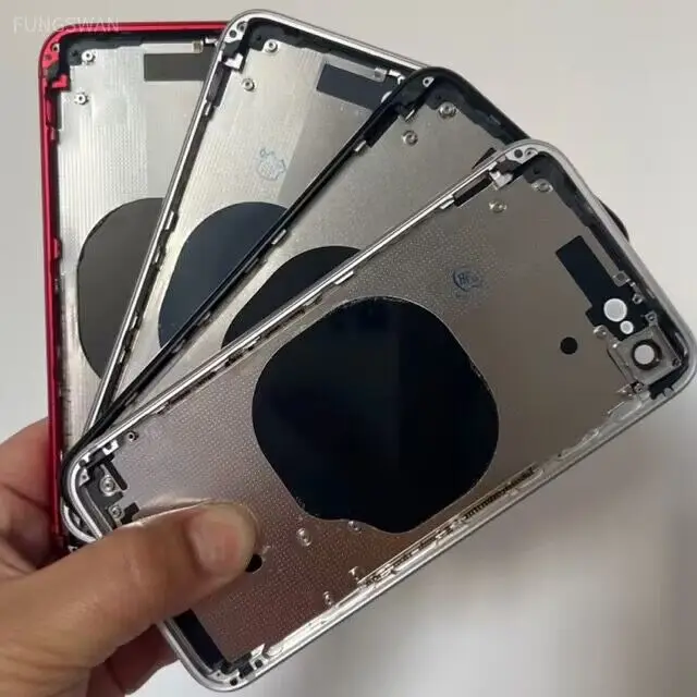 Factory price High Quality Middle frame For iPhone SE 2020 battery cover rear door housing replacement with logo
